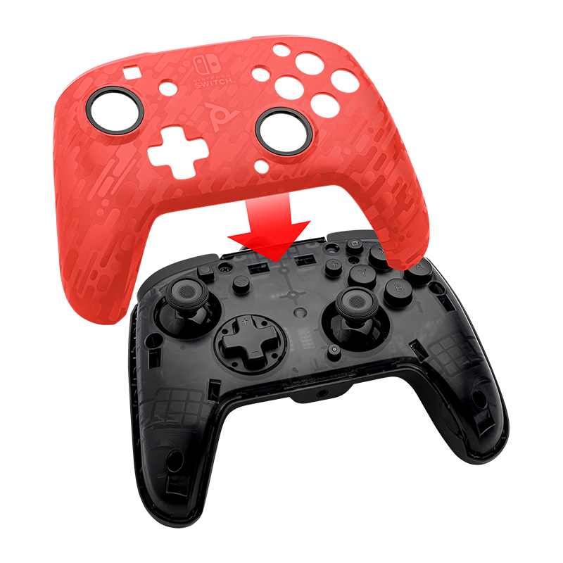SAZABIES GAMING / REMATCH Wired Controller Red Camo 有線モデル