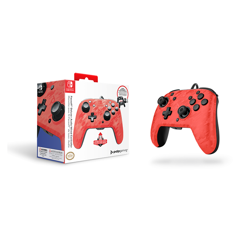 SAZABIES GAMING / REMATCH Wired Controller Red Camo 有線モデル